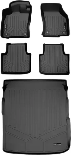 Vista 26 de MAXLINER Alfombrillas de ajuste personalizado para la primera fila Compatible con Volkswagen Arteon 2019-2024