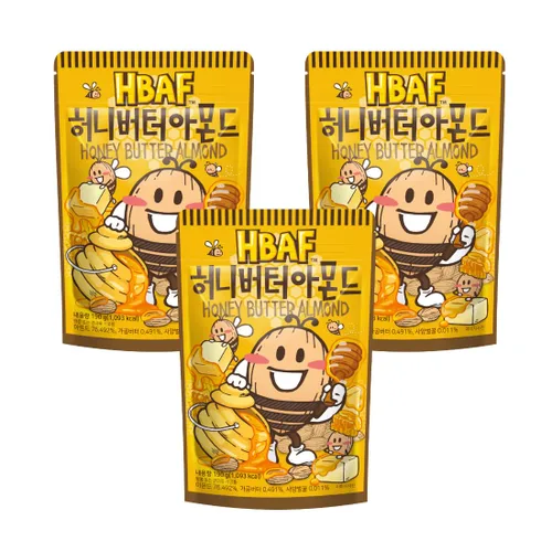 Vista 8 de [HBAF] Nuez de almendras crujientes de maíz horneado coreano Nutritivo y sin gluten Almuerzo para niños después de la escuela, trabajo, viaje
