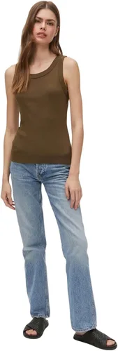 Vista 5 de Michael Stars Camiseta sin mangas de algodón con encuadernación ancha Paloma para mujer - Everyday Basic