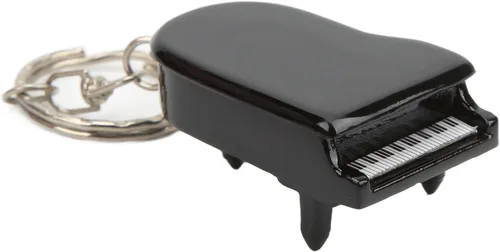 Vista 3 de TOPINCN Aspecto lindo pequeño exquisito mini piano notas musicales coche llavero bolsa colgantes, llavero de piano chaveiro piano, Predeterminado
