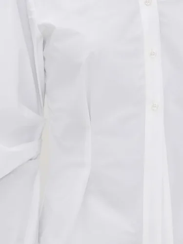Vista 6 de SUNNOW Blusa de manga larga para mujer, con cintura ceñida, con solapa y abertura frontal, elegante para la oficina hasta el fin de semana