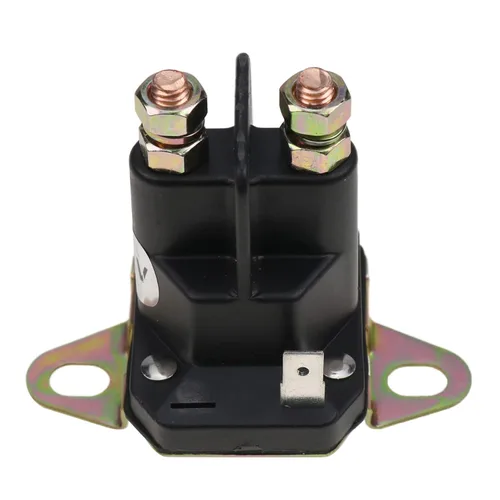 Vista 2 de Solarhome Relé solenoide de arranque 12V 3 polos 1/4" X20 compatible con Post Murray, MTD, AYP, Snapper, Toro, ARIENS, Stens, Hustler, Trombetta