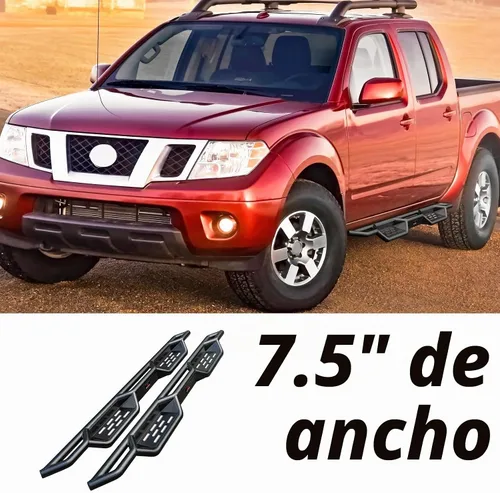 Vista 2 de Estribos HD Ridez Serie N para Frontier Crew Cab 2005-2026