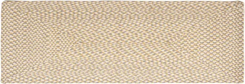 Vista 33 de Super Area Rugs - Alfombra trenzada de algodón de tres colores para granja, estilo búfalo a cuadros, negro, blanco, gris, 2 x 3 pies, rectangular