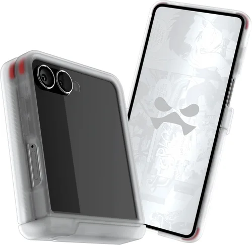 Vista 27 de Ghostek COVERT - Funda rosa para Galaxy Z Flip 4 para mujeres y niñas, protección completa de bisagra y parte trasera transparente, duradera