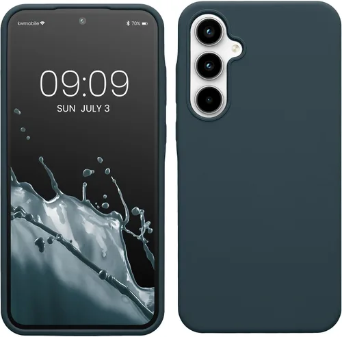 Vista 118 de kwmobile Funda Compatible con Samsung Galaxy A14 5G - Funda de teléfono de TPU y silicona con acabado suave - Verde Lima