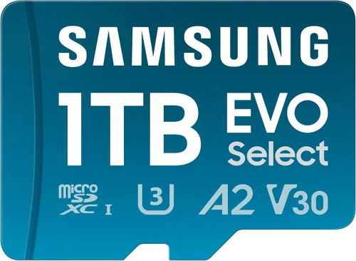 Vista 12 de SAMSUNG EVO Select Micro SD-Tarjeta de memoria + adaptador, 128 GB microSDXC 130 MB/s Full HD y 4K UHD, UHS-I, U3, A2, V30, almacenamiento ampliado