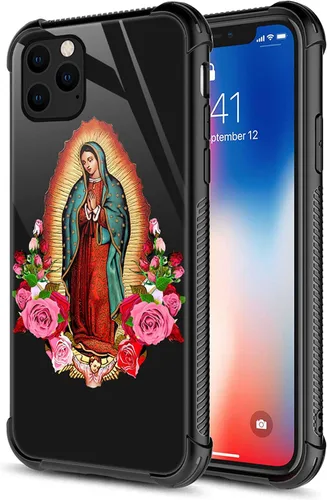Vista 27 de CARLOCA Funda compatible con iPhone 13 Pro Max, diseño gráfico de identidad de grano de madera negra y roja, a prueba de golpes, antiarañazos