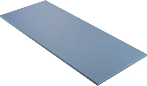 Vista 57 de 36x20 pulgadas Mesa Negra Universal, Escritorio Sólido de Una Pieza, Encimera Reversible de Melamina, Dobles Escritorios, L-Escritorio DIY
