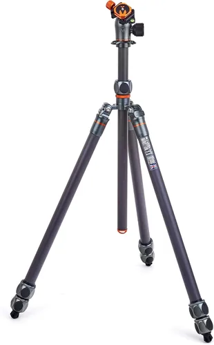Vista 9 de 3 Legged Thing Pro Range 2.0 Winston 2.0 Kit de sistema de trípode de fibra de carbono – Trípode ajustable para cámara con 3 patas desmontables