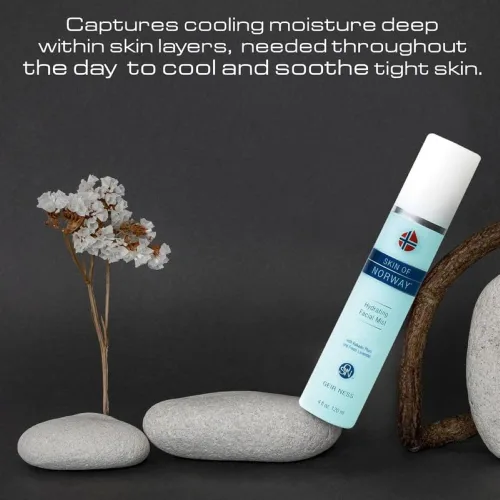 Vista 9 de Geir Ness Skin of Norway - Spray hidratante facial con arándanos y lavanda fresca, spray hidratante facial, cuidado calmante ligero