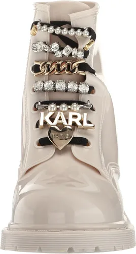 Vista 2 de Karl Lagerfeld Paris Botas de combate Topanga-Rain Bootie para mujer