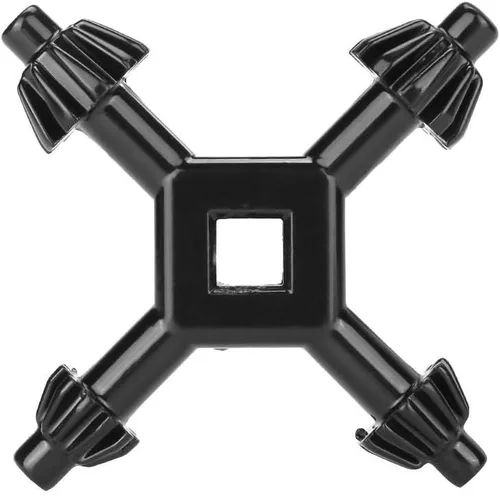 Vista 8 de 4 en 1 Taladros Chuck Key 4 Way Multifuncional Acero Fit Handheld Universal Chuck Key Herramienta de perforación eléctrica para la mayoría