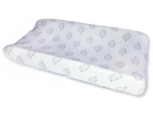 Vista 5 de Funda para cambiador de muselina de algodón más suave, azul pastel y brillo de estrellas de ley
