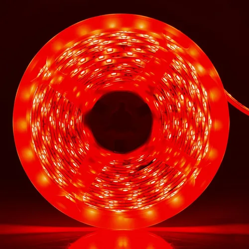 Vista 12 de Resistente al agua IP65, tira de luz LED flexible impermeable de 12 V, tiras de luz LED cortables de 16.4 pies, 300 unidades de cadena de Blanco