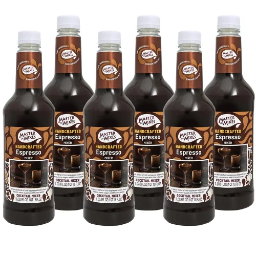 Vista 8 de Master of Mixes Mezcla de bebida espresso, lista para usar, botella de 1 litro (33.8 onzas líquidas)