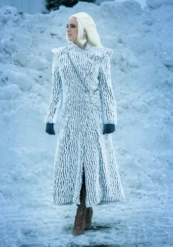 Vista 5 de Disfraz de Reina Dragón de Invierno para Mujer Multicolor
