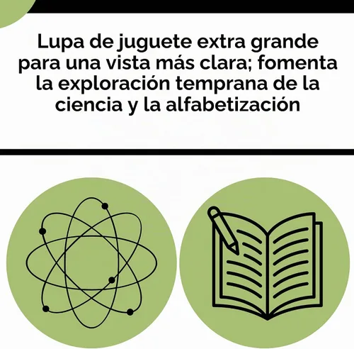 Vista 3 de Lupa de plástico Us Toy One Jumbo, 9 pulgadas