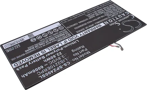 Vista 2 de Batería de repuesto para tablet Sony Xperia Z4 SGP712 SGP771 LIS2210ERPX LIS2210ERPC (6000mAh)