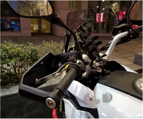 Vista 4 de Compatible con Benelli TRK251 TRK 251 Accesorios de motocicleta Protector de embrague de freno protector de viento protector de mano
