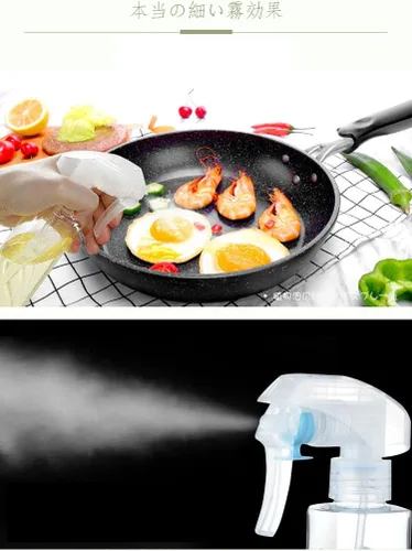 Vista 3 de Oliver - Pulverizador de aceite, diseño para cocinar, asar a la parrilla, dispensador de aceite, sin aerosol para aceite de oliva y aceite