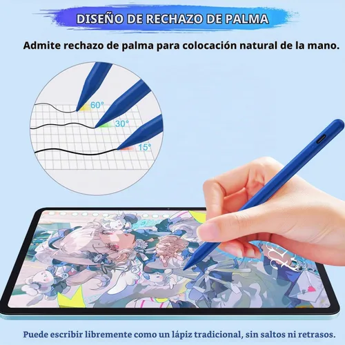 Vista 6 de Lápiz óptico para iPad A16/10ª/9ª generación, carga rápida de 10 minutos para Apple Pencil y iPad Pen, compatible con iPad
