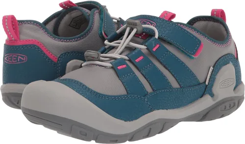 Vista 7 de KEEN Tenis cómodos unisex para niños, Steel GreySafety Orange