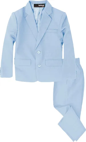 Vista 20 de Gino Giovanni - Conjunto de traje formal para niño (2 piezas)