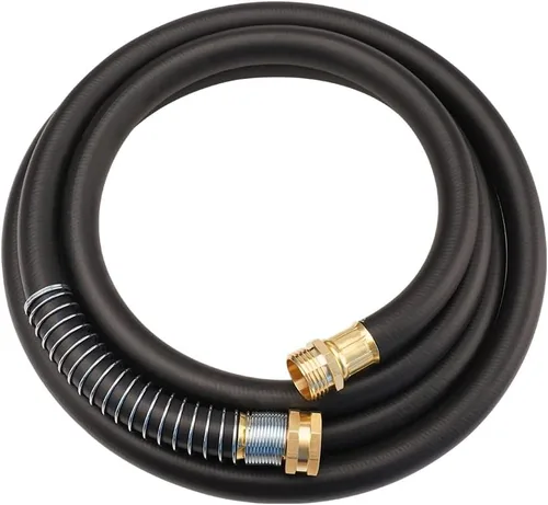 Vista 14 de Wiseflow Leader Hose Manguera de agua resistente de 3 x 5/8 pulgadas con accesorios de latón macho a hembra, extensor de manguera corta para carrete