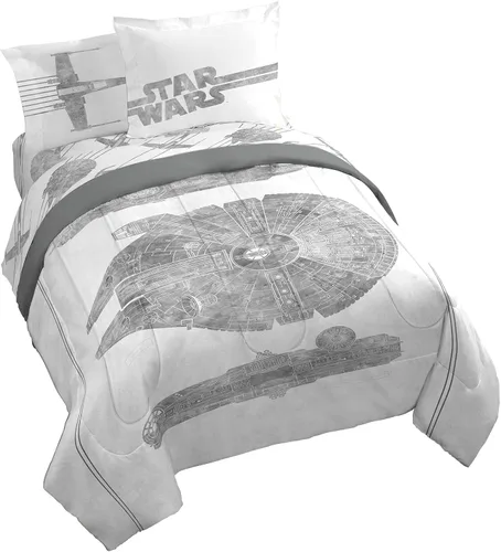 Vista 59 de Jay Franco Disney Lilo and Stitch - Juego de edredón tamaño Twin, ropa de cama de 5 piezas, incluye juego de sábanas y fundas de almohada, ropa