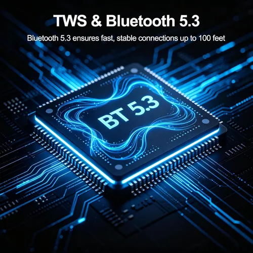 Vista 5 de Bluetooth Speaker for Outdoor & Party, Portable Karaoke Machine for Adults