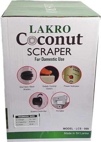 Vista 7 de Lakro® Raspador eléctrico doméstico del coco (Modelo LCS-009)