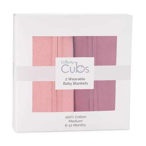 Vista 6 de Comfy Cubs Saco de dormir para bebé de 18 a 24 meses, XL, manta suave de 100% algodón para bebés y niños pequeños, saco de dormir transpirable sin