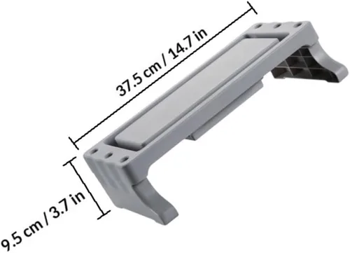 Vista 7 de jojofuny Soporte multifuncional para monitor con soporte elevado para portátil, organizador de estante de almacenamiento para escritorio de oficina
