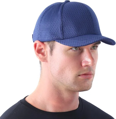 Vista 3 de Gorra de béisbol de ala corta para hombre, para verano, delgada, transpirable, con cierre de presión, para mujer, ajustable, unisex, Q0987