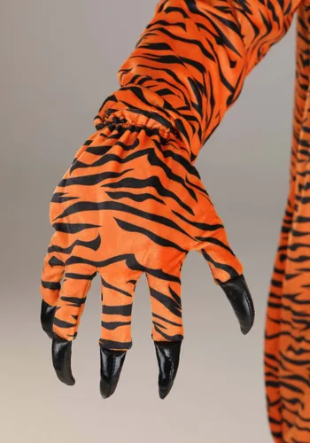 Vista 4 de Disfraz Tigre Jawesome para Adultos Multicolor