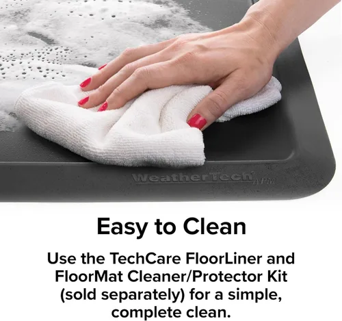 Vista 8 de WeatherTech Tapete multiusos para la vida cotidiana, 15 x 24 pulgadas, universal, color negro