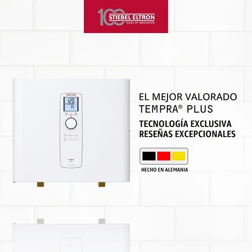 Vista 9 de Stiebel Eltron Calentador de Agua Sin Tanque – Tempra 12 Plus – Eléctrico, Agua Caliente a Pedido, Eco, Blanco