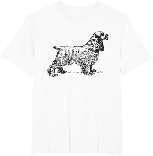 Vista 13 de Cocker Spaniel - Camiseta para perro Cocker Spaniel, gris, S Asfalto