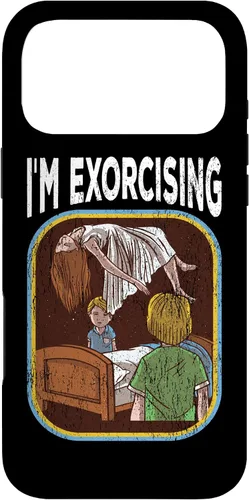 Vista 22 de Funda de nostalgia vintage de película de terror para iPhone 16