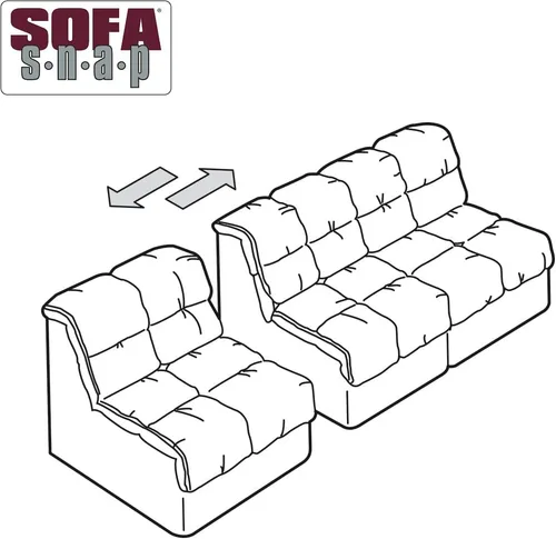 Vista 2 de Conector de sofá seccional (montaje fijo plano #910)