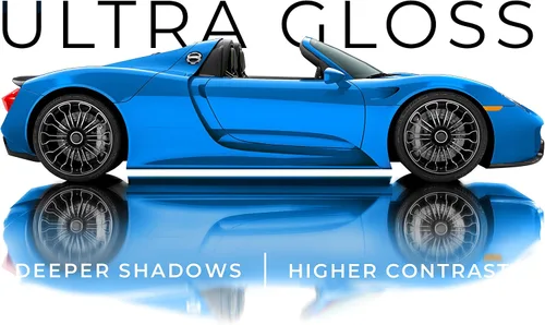 Vista 2 de VViViD+ - Rollo de película de vinilo ultra brillante azul pitufo para auto, película de repuesto de pintura prémium con tecnología de liberación