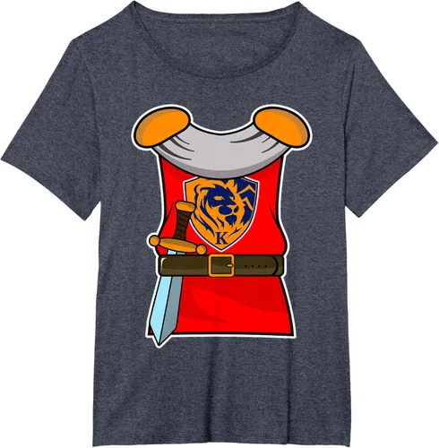 Vista 34 de Disfraz medieval de caballero de Halloween para adultos y niños, Negro, S