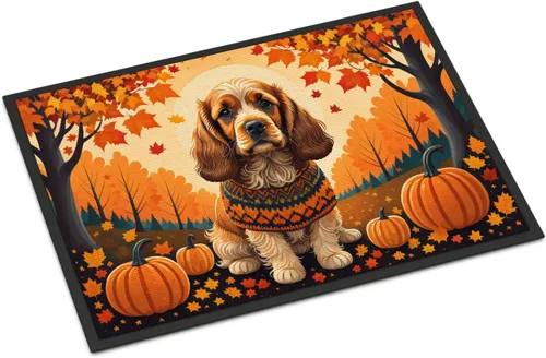 Vista 78 de Caroline's Treasures DAC1041MAT - Tapete de algodón de Tulear para puerta delantera, 18 x 27 pulgadas, para interiores y exteriores, para entrada