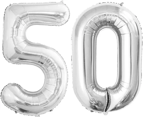Vista 82 de Goer, conjunto de globos de papel aluminio para decoraciones de cumpleaños, globos de las letras de feliz cumpleaños y de números Oro