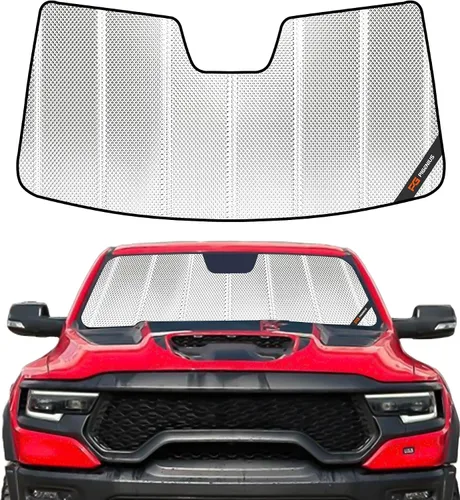 Vista 24 de Pigenius Parasol de Parabrisas para Dodge Ram 1500 2002-2008 Protección Solar para Ventana Delantera - Salvaguarda