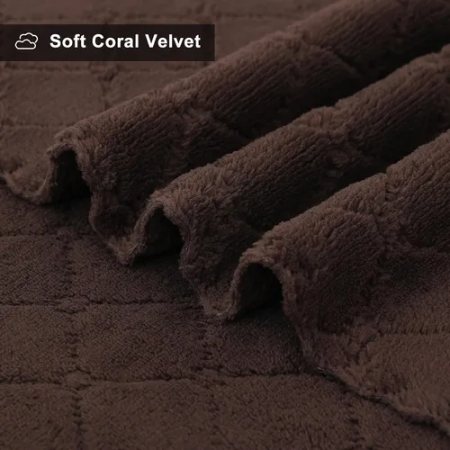 Vista 2 de Homaxy - Paquete de 12 trapos de cocina (13 x 19 pulgadas, marrón), de terciopelo coral supersuaves y absorbentes para lavar platos, paño