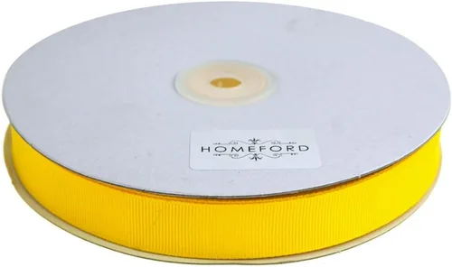 Vista 35 de Homeford Cinta de grogrén macizo, 50 yardas (1-1/2 pulgadas, oro antiguo)