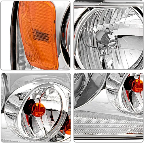 Vista 4 de SOCKIR - Conjunto de faros delanteros compatible con Ford F150 2004 a 2008