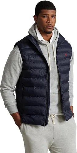 Vista 2 de Polo Ralph Lauren Polo Pony Logo Down - Chaleco acolchado para hombre, Negro